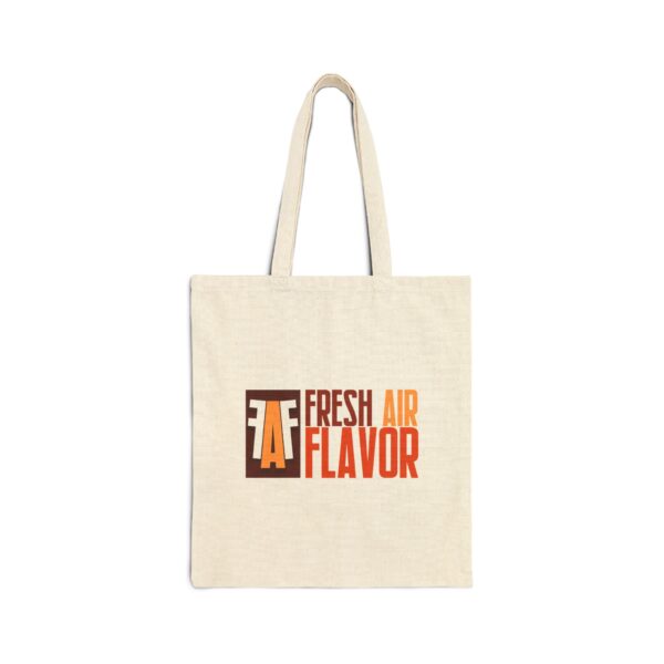 "Music is My Gift" - Cotton Canvas Tote Bag - Image 3