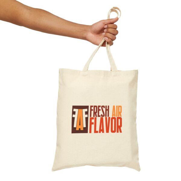 "Music is My Gift" - Cotton Canvas Tote Bag - Image 9