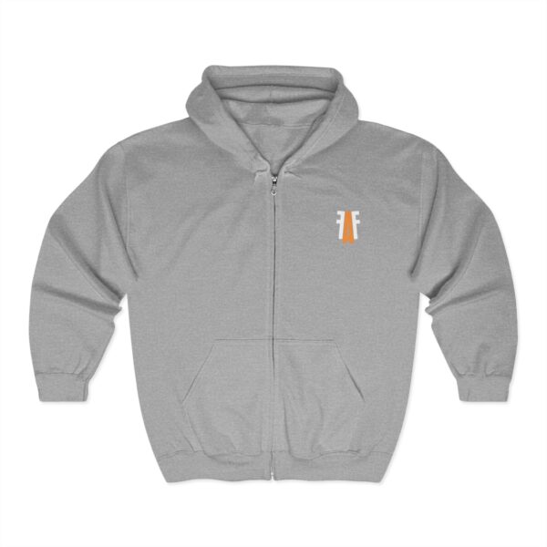 Unisex Full Zip Hoodie - Fresh Air Flavor Design - Image 3